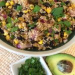 Corn and Black Bean Quinoa Salad|Your Mom's Vegan