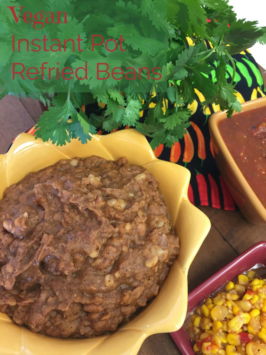 These Instant Pot refried beans are so much tastier than the canned refried beans. 
