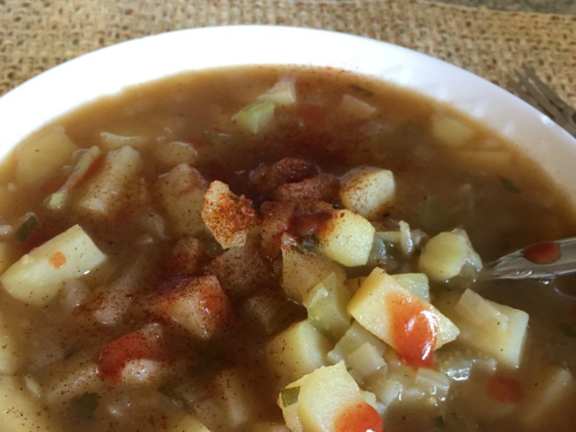 Vegan Potato Soup|Your Mom's Vegan