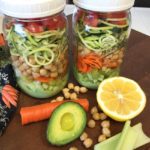 Vegan Zoodle Mason Jar Salad