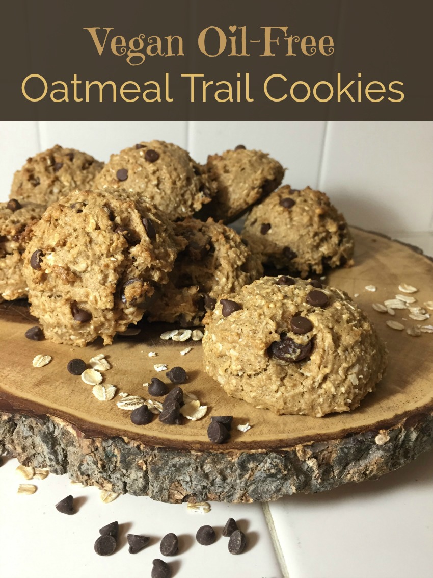 These packable, shareable, delicious Vegan Oil-Free Oatmeal Trail Cookies are perfect for that afternoon tea break and for any other cookie eating occasion.