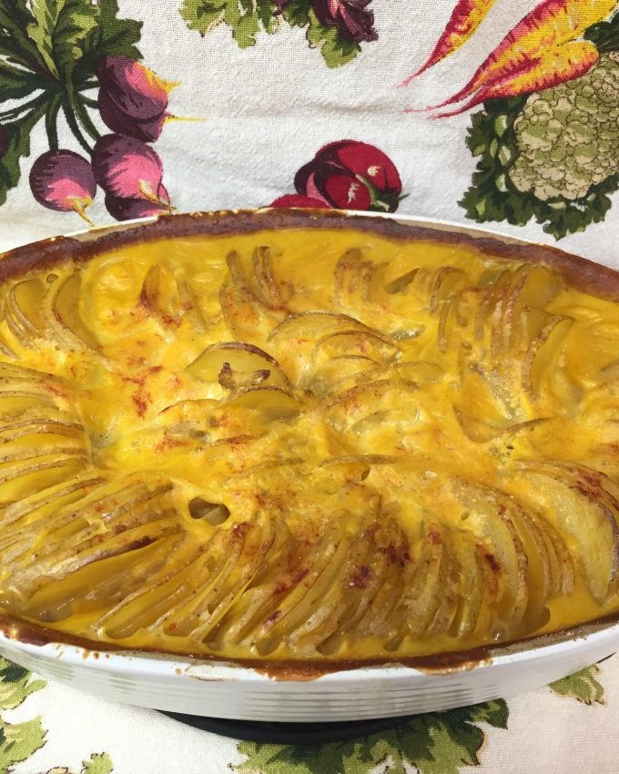 Vegan Oil-free Au Gratin Potatoes