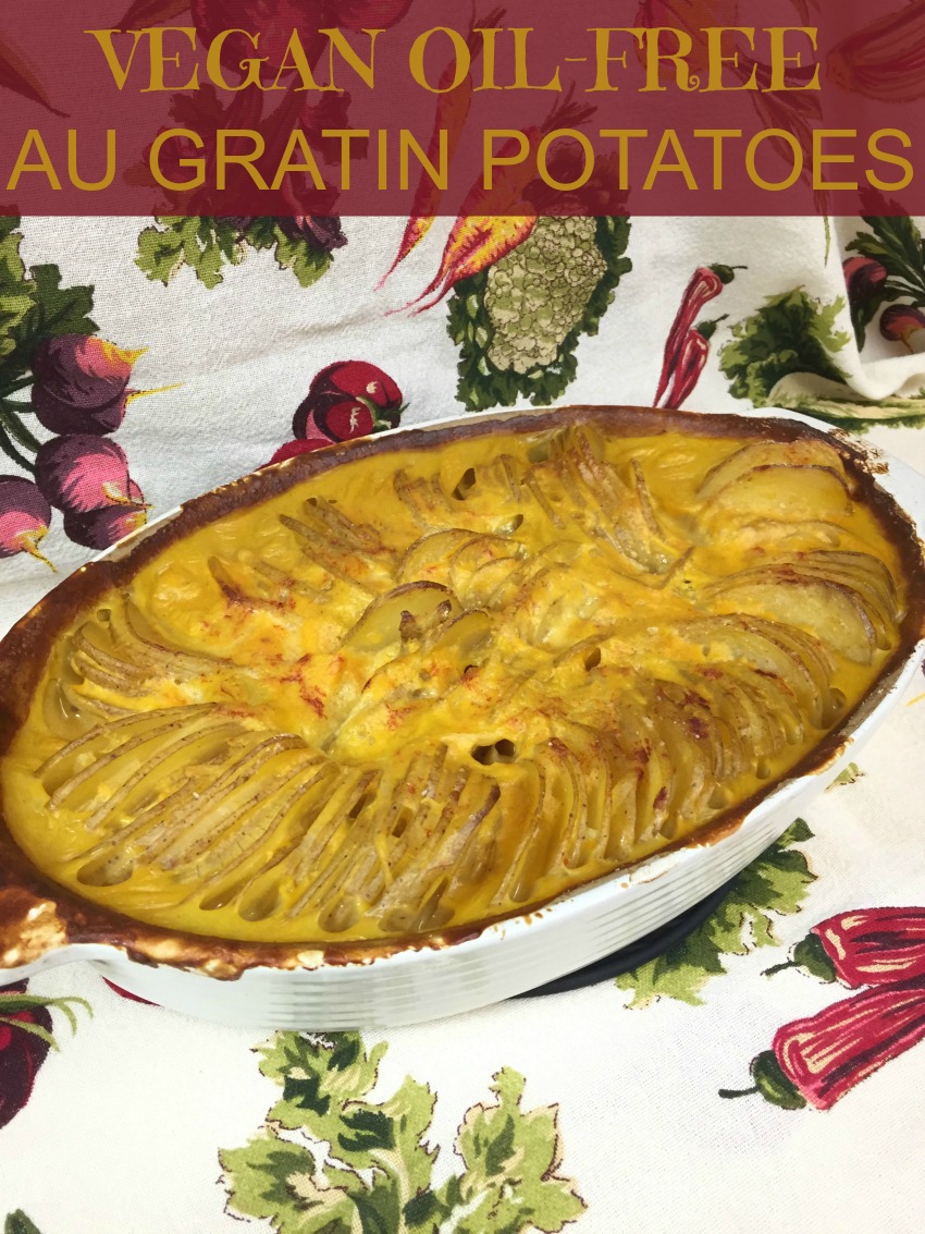You can enjoy these creamy and cheesy Oil-Free Au Gratin Potatoes without worrying about the ill effects of dairy cream or cheese