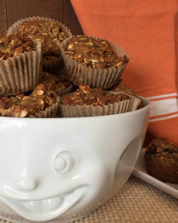 Vegan Banana Apple Veggie Muffins