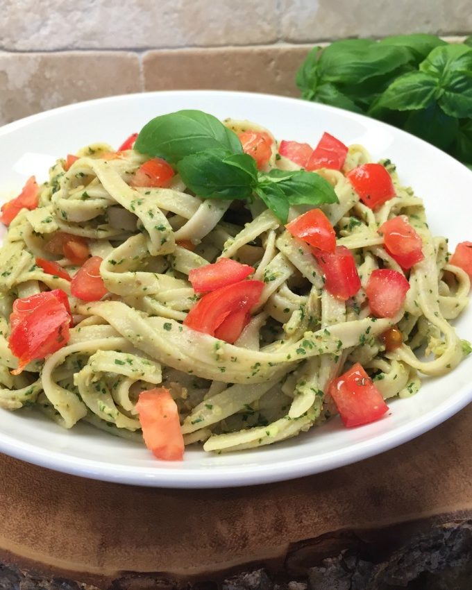 Vegan Oil-Free Nut-Free Pesto