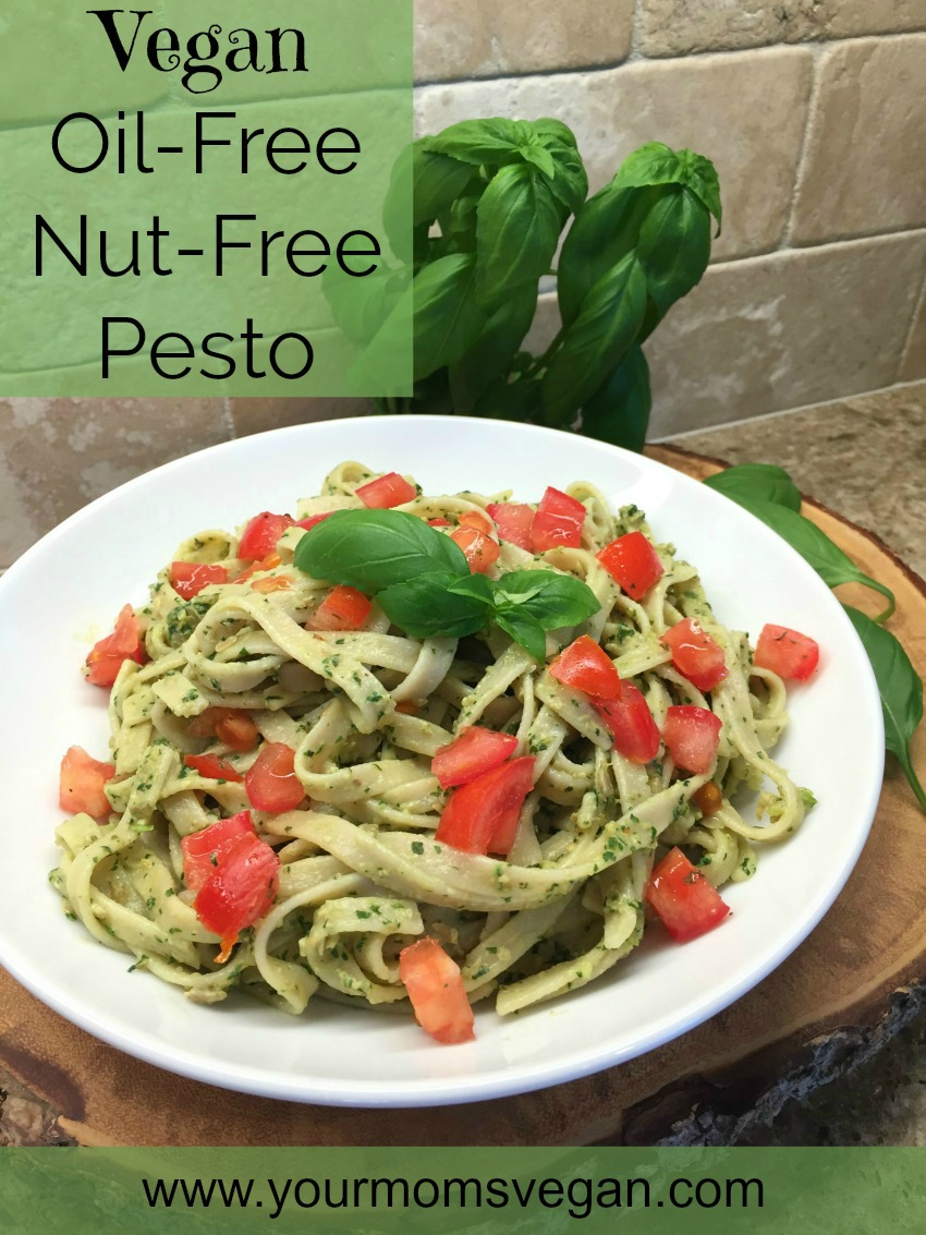 There's something so cheerful about a bright green, lemony pesto sauce. This Vegan Oil-Free, Nut-Free Pesto can be added to pasta, rice, salad dressings...so many delicious options!