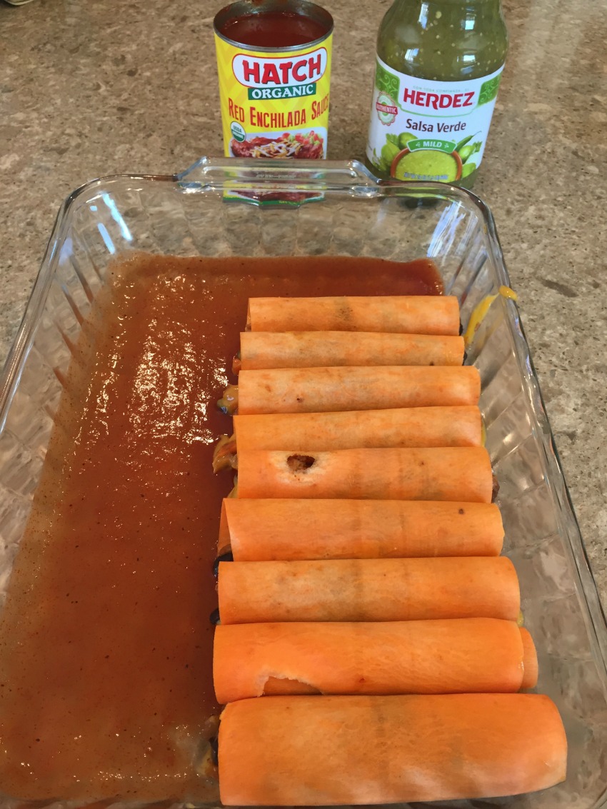 Vegan Oil-Free Sweet Potato Enchiladas