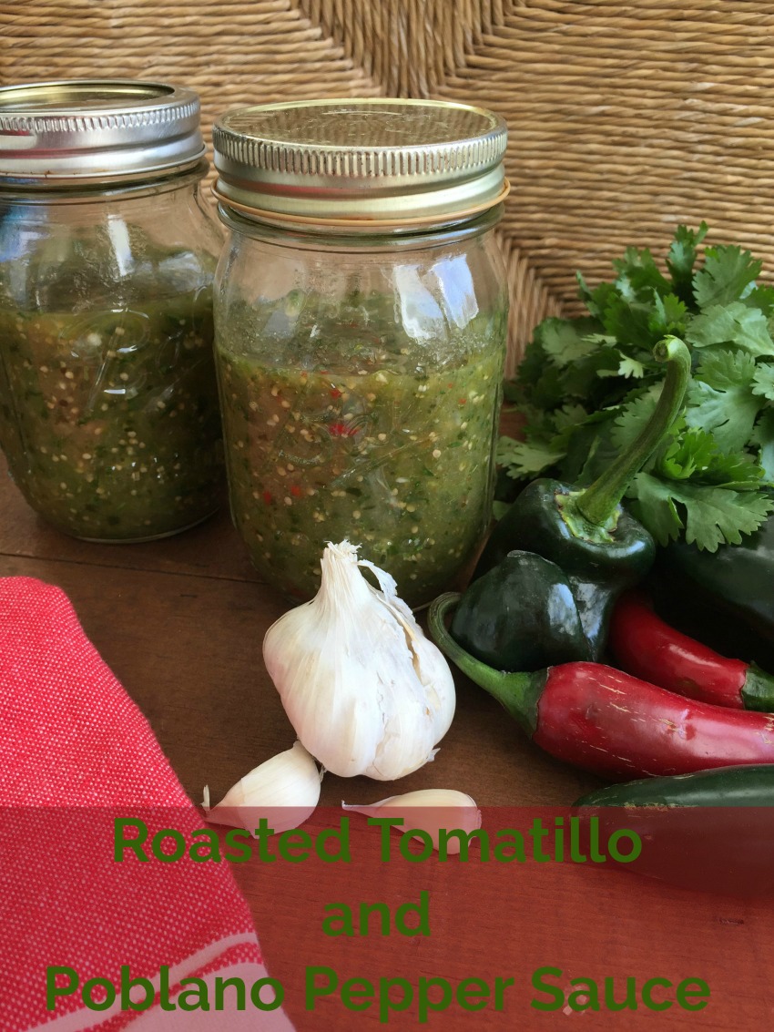 This versatile Roasted Tomatillo and Poblano Pepper Sauce can be used for so many things. Simmer sauce, enchiladas, tacos...let your imagination run wild!