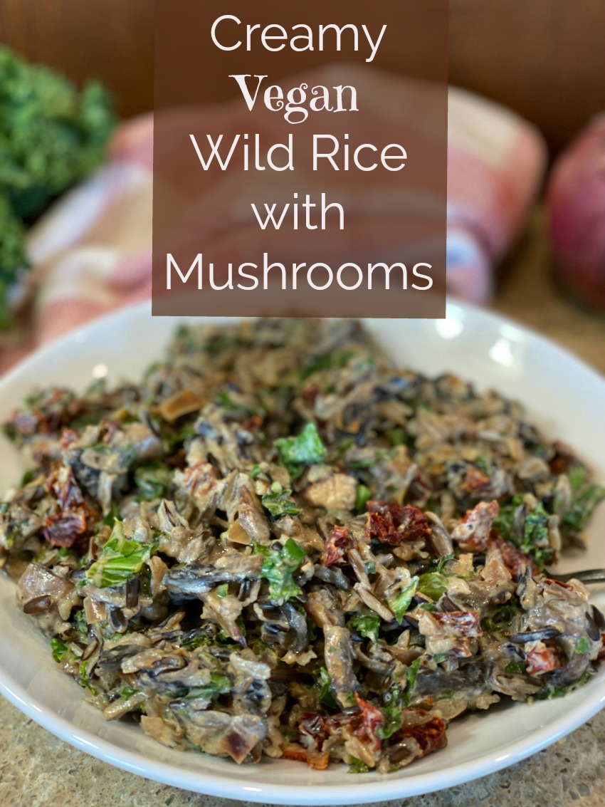 Adaptable to avoid most food allergies, this Creamy Vegan Wild Rice with Mushrooms is big on flavor and easy to make and super satisfying to eat. 