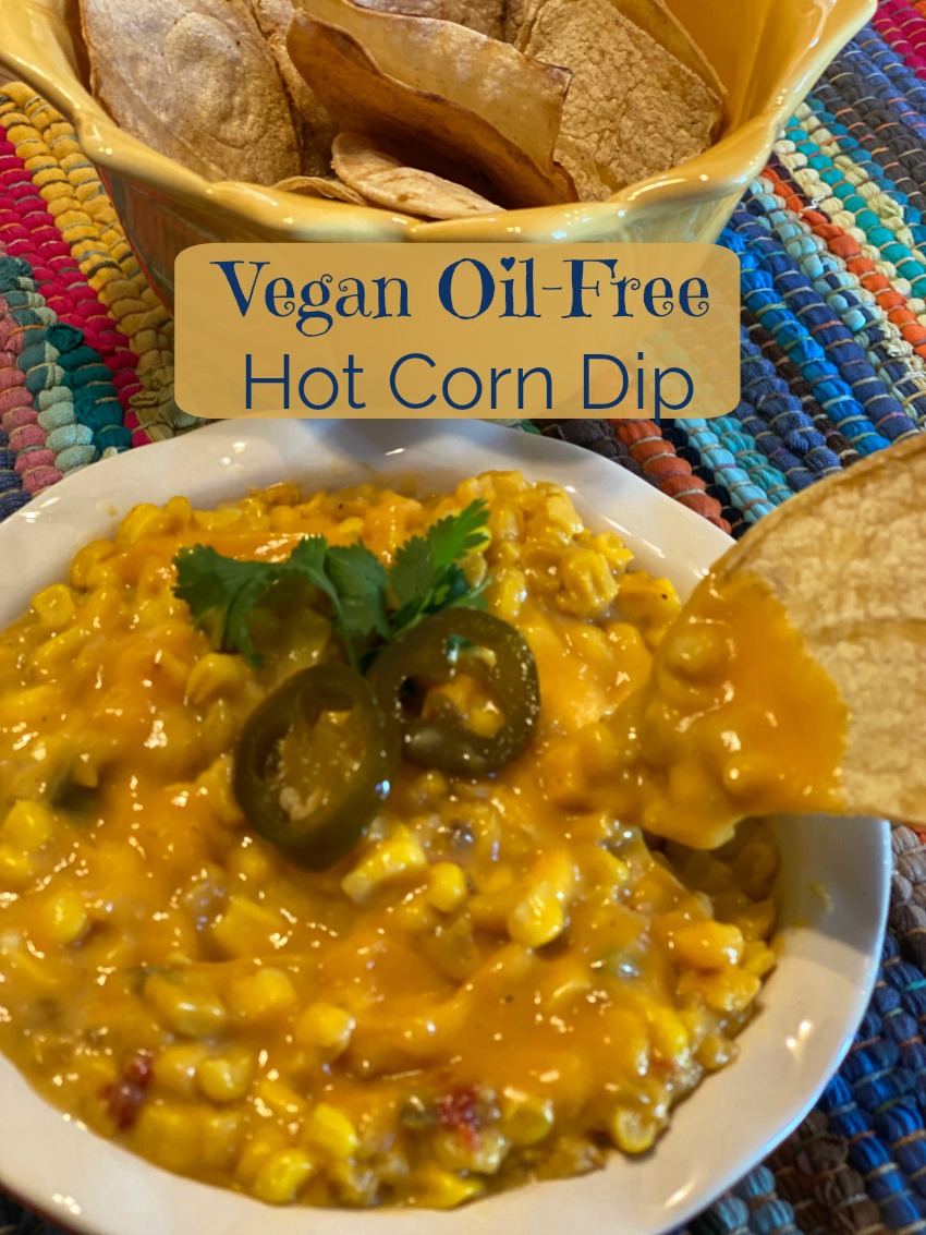 With all the spicy, gooey goodness of the original recipe and none of the dairy, this Vegan Oil-Free Hot Corn Dip will be the hit of the potluck or party!