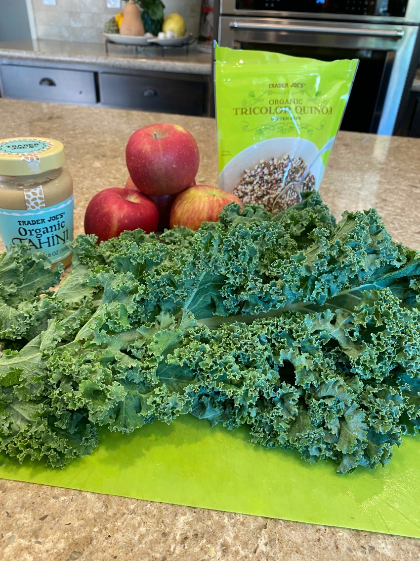 Kale and Quinoa Salad with Apples