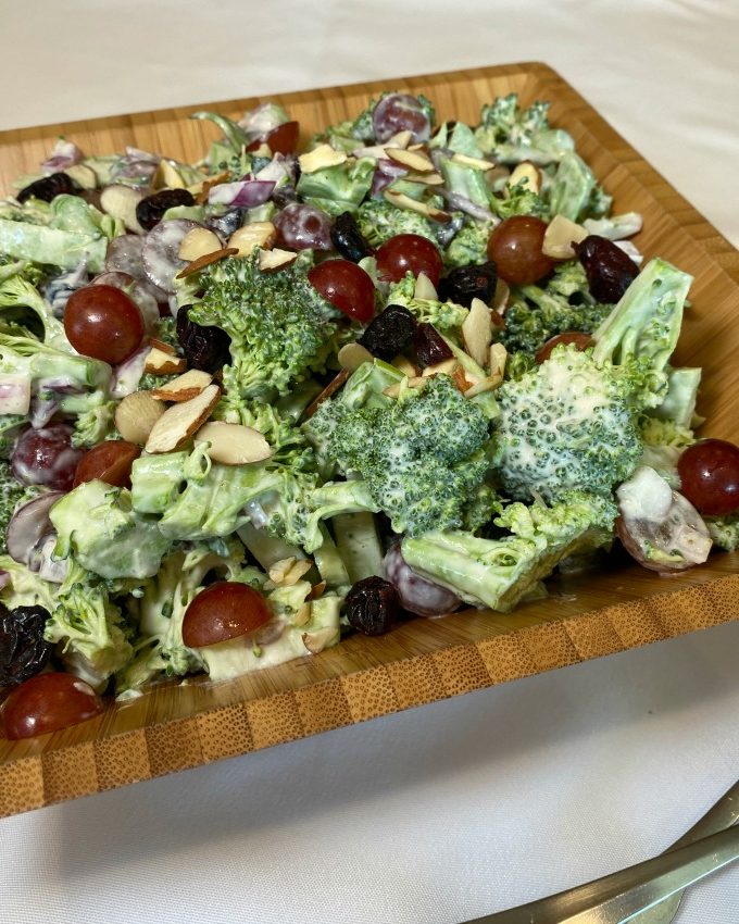 Oil-Free Creamy Broccoli Salad