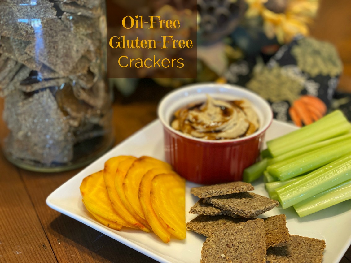 Are you looking for Oil-Free Gluten-Free Crackers? With this recipe, you will have a tasty and healthy addition to your snack tray!