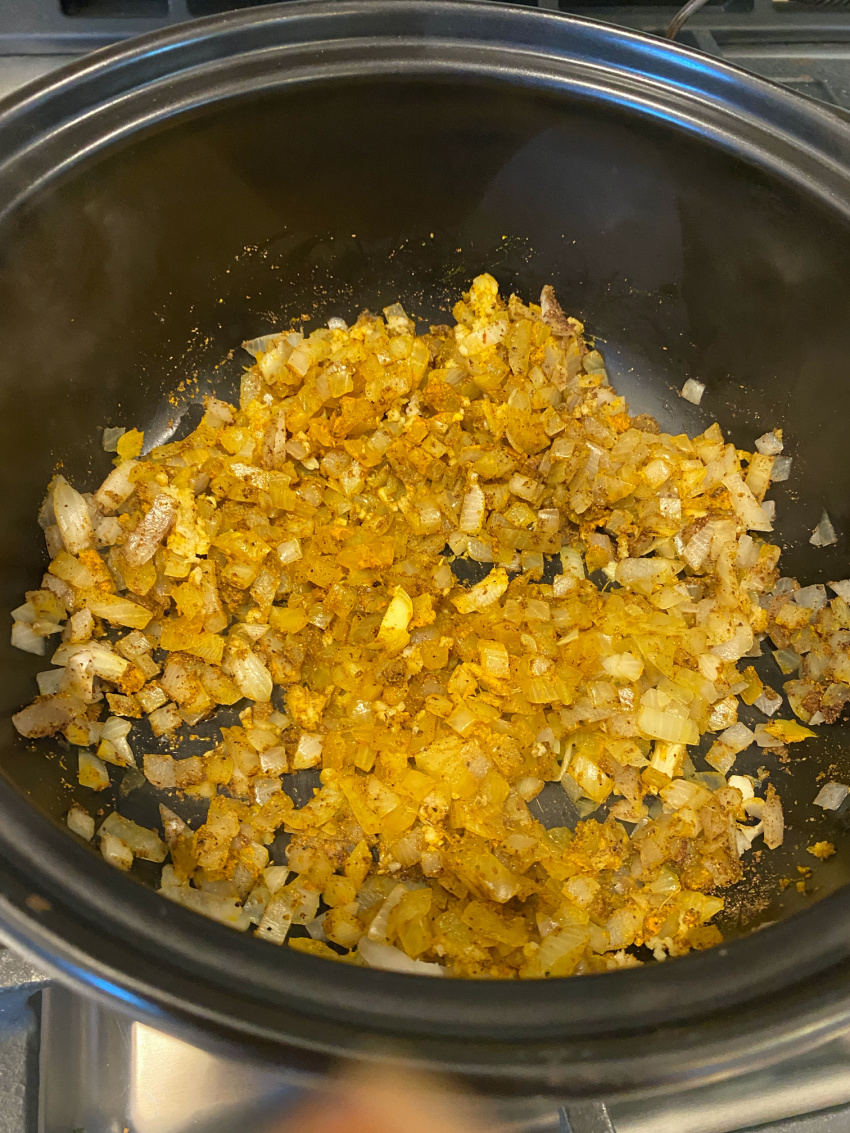 Vegan Oil-free Cauliflower Sweet Potato Curry
